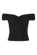 Maieu Dama Yas Yasminnie Offshoulder Black