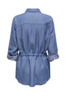 Women Jacket Only Onlcharis Life 4/5 Fem Carg Medium Blue Denim