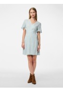 Rochie Pieces Pctala New 2/4 Wrap Cool Blue Flower