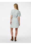 Rochie Pieces Pctala New 2/4 Wrap Cool Blue Flower