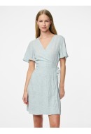 Rochie Pieces Pctala New 2/4 Wrap Cool Blue Flower