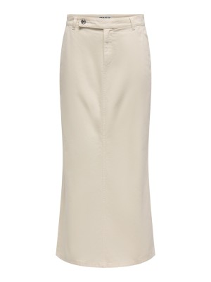 Fusta Only Onlmalfy My Long Whitecap Gray