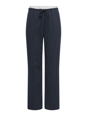 Pantaloni Dama Only Onltille Hw Stripe Boxer Str Salute/White Pinstripe