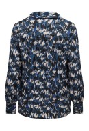 Bluza Dama Jacqueline De Young Jdyabigail Loose V-Neck Bering Sea W Dazzling Blue Ikat