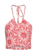 Maieu Dama Vero Moda Vmlinn Cropped Halterneck Dubarry Aop Sara Print