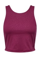 Maieu Dama Only Play Onproa Life Crop Beaujolais Detail Heart Print