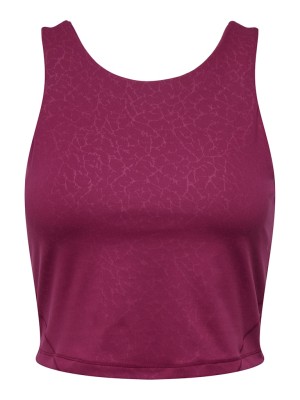 Maieu Dama Only Play Onproa Life Crop Beaujolais Detail Heart Print