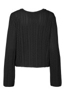 Cardigan Dama Pieces Pcnuka Black