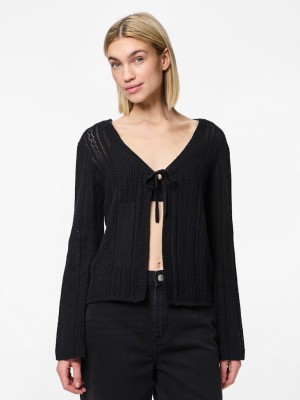 Cardigan Dama Pieces Pcnuka Black