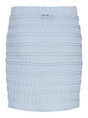 Fusta Pieces Pcanine Mw Short Cashmere Blue