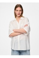 Camasa Dama Pieces Pcsatinka 2/4 Cloud Dancer