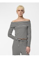Bluza Dama Pieces Pclaya Off Shoulder Bright White /Black