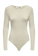 Body Dama Only Onlfelina Open Back Oatmeal