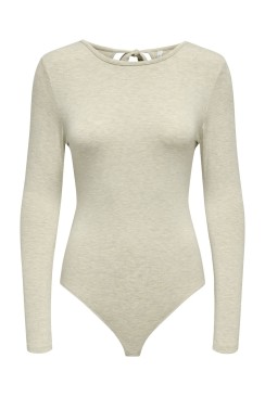 Body Dama Only Onlfelina Open Back Oatmeal