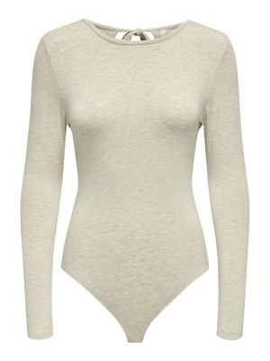 Body Dama Only Onlfelina Open Back Oatmeal