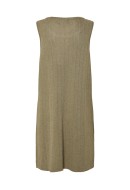 Dress Pieces Pcsalima O-Neck Mermaid Detail Gold Lurex