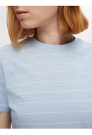 Tricou Dama Selected Slfjessy O-Neck Stripes Cashmere Blue /Bright White