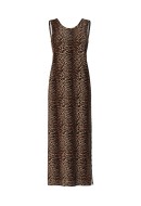 Rochie Pieces Pcflora Maxi Black Leo