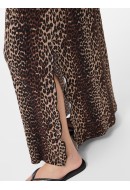 Rochie Pieces Pcflora Maxi Black Leo