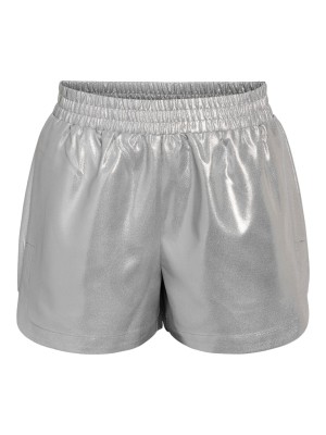 Women Shorts Noisy May Nmeffi Nw Silver