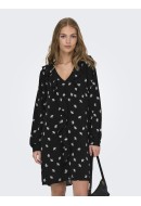 Dress Jacheline De Young Jdymarika Life Flounce Black/Peyote Leaf