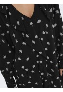 Dress Jacheline De Young Jdymarika Life Flounce Black/Peyote Leaf