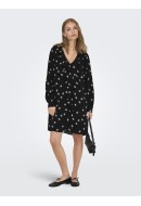 Dress Jacheline De Young Jdymarika Life Flounce Black/Peyote Leaf