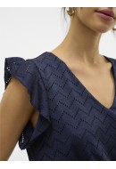 Rochie Vero Moda Vmthas Short V-Neck Navy Blazer