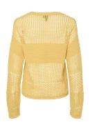 Women Sweater Pieces Pctippie O-Neck Sunset Gold