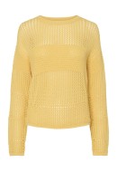 Women Sweater Pieces Pctippie O-Neck Sunset Gold