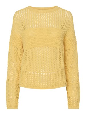 Pulover Dama Pieces Pctippie O-Neck Sunset Gold