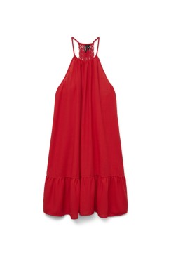 Rochie Vero Moda Vmcatja Crochet Short Fiery Red