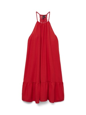 Rochie Vero Moda Vmcatja Crochet Short Fiery Red