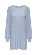 Rochie Only Onlcarol Glitter Bow Soft Chambray Detail Harlekin Silver