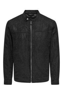 Geaca Barbati Only&Sons Onsmike Fake Suede Black