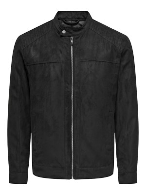 Geaca Barbati Only&Sons Onsmike Fake Suede Black