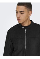 Geaca Barbati Only&Sons Onsmike Fake Suede Black