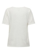 Tricou Dama Only Onllorenda V-Neck Cloud Dancer