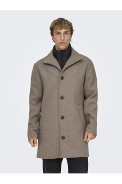 Palton Barbati Only&Sons Onsarlem Wool Greige