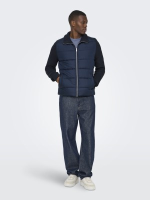 Geaca Barbati Only&Sons Onsmane Life Mixed Navy Blazer