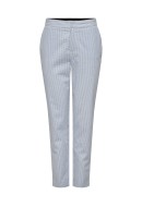 Pantaloni Dama Only Onlatlas Mw Stripe Cigarette Cloud Dancer W Blissful Blue Stripes