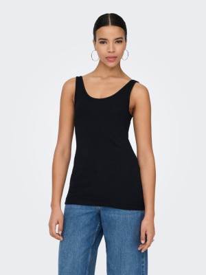 Maieu Dama Only Onllive Love Tank Black