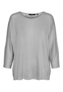 Bluza Dama Vero Moda Vmanepaya 3/4 Jrs Light Grey Melange