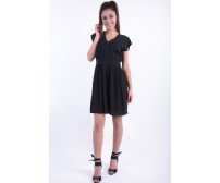 Rochie Dama Vero Moda Vmaneborder Cap Cleeve Short Dress Negru